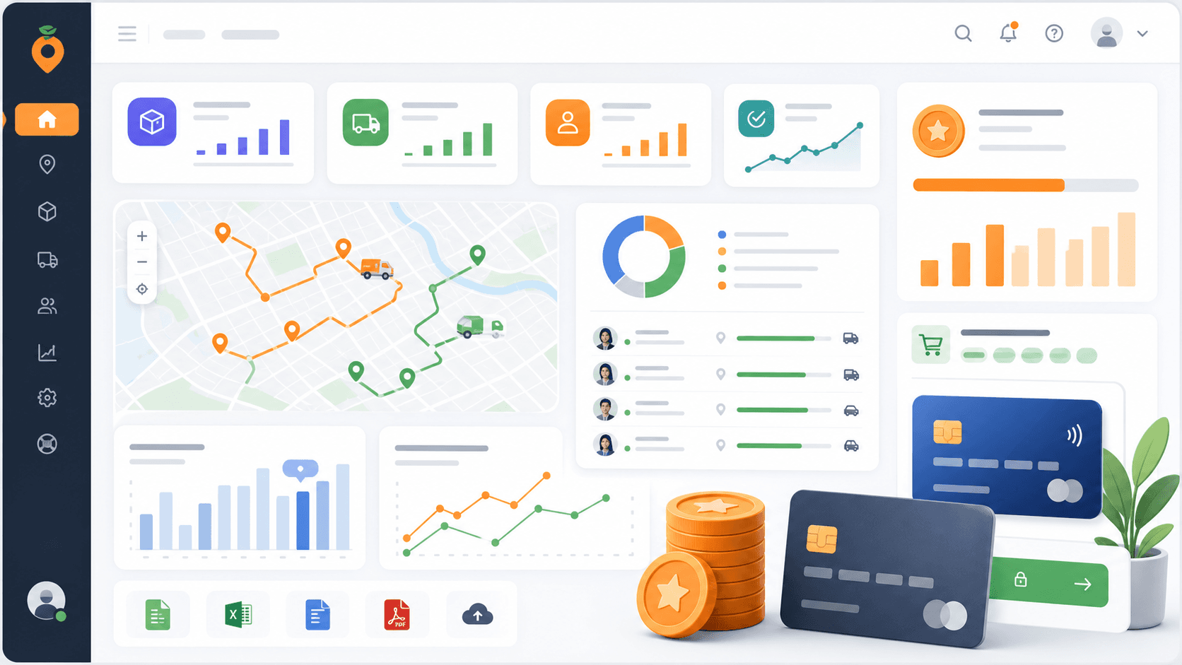 Turn route activity into operational visibility
