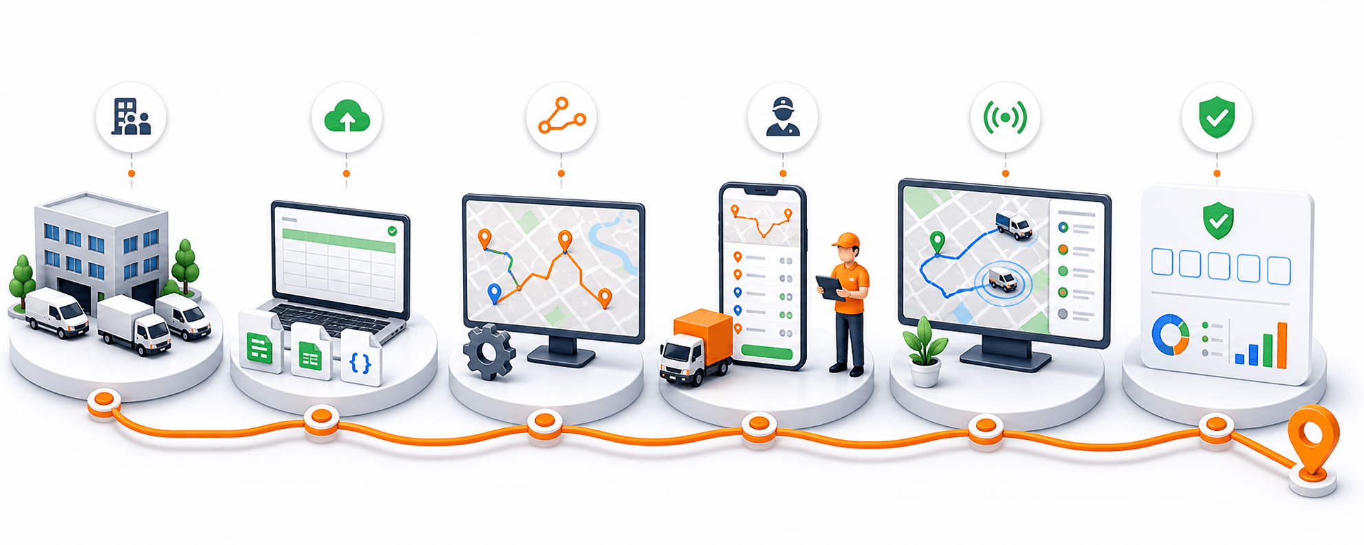 Rouptimize route planning solutions workflow